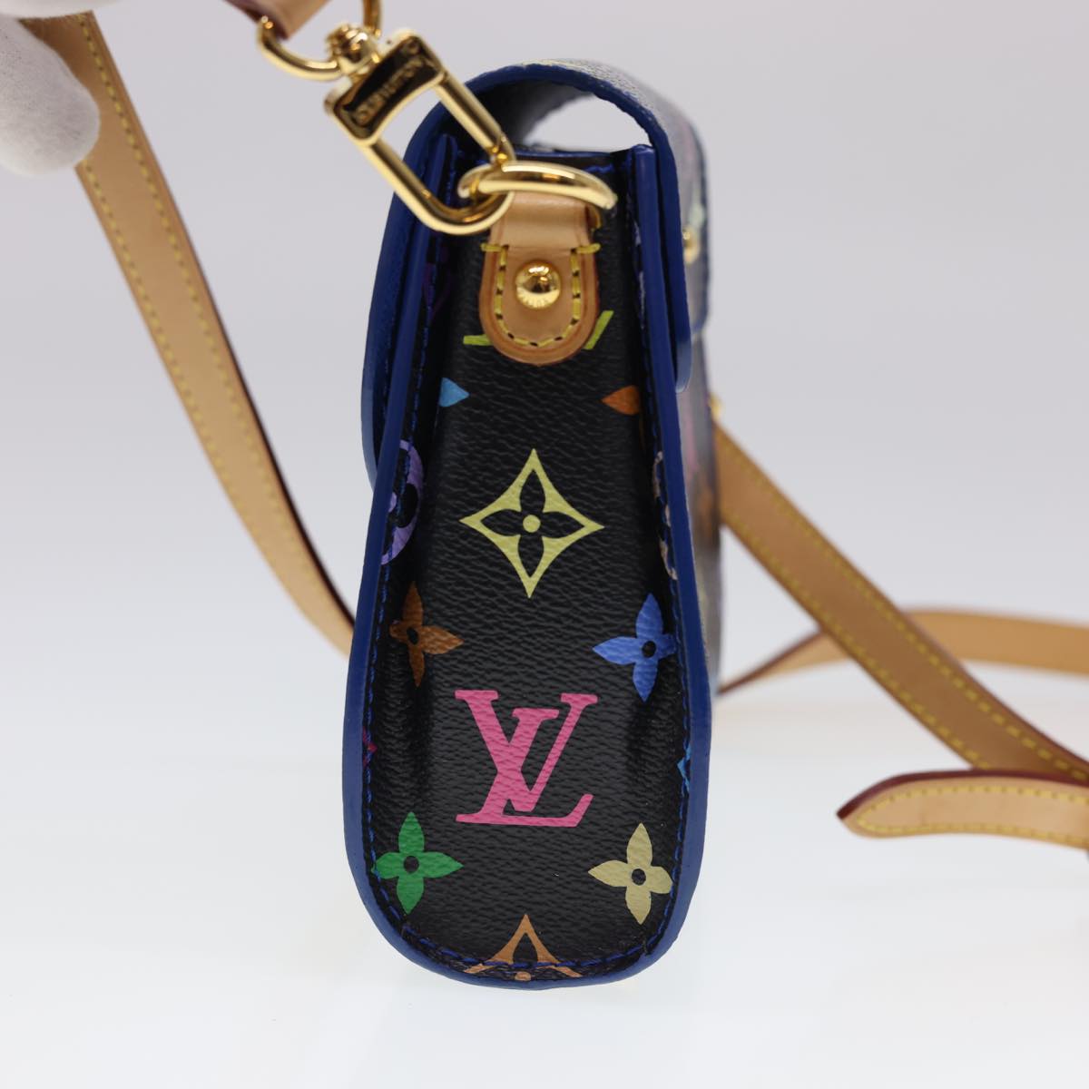 LOUIS VUITTON Multicolor Heart Breaker Shoulder Bag Black M40659 LV 40032A