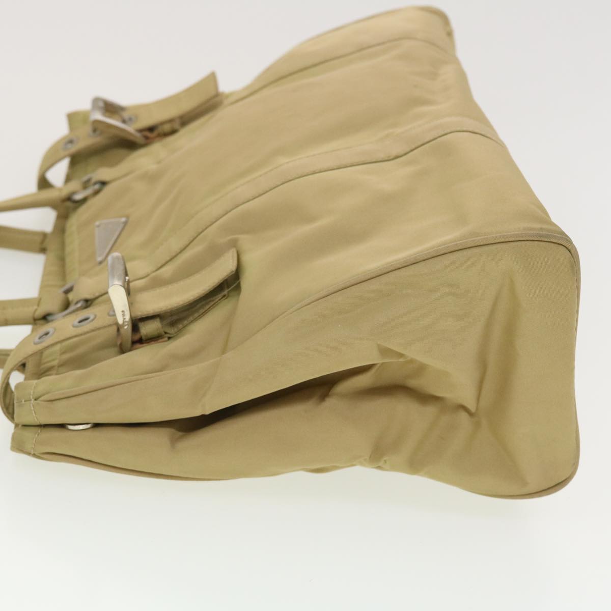 Prada Shoulder Bag Nylon Khaki 40277