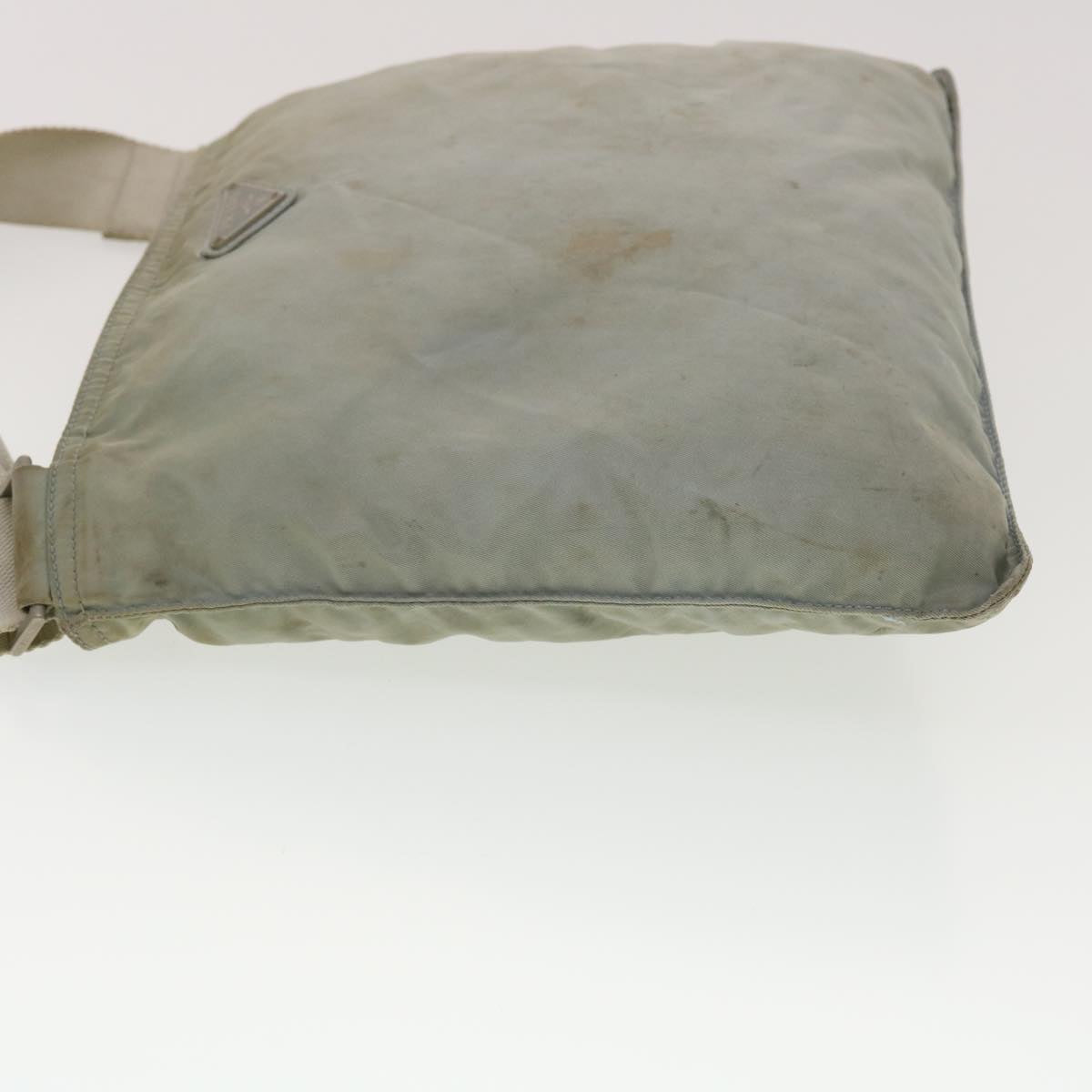 Prada Shoulder Bag Nylon Gray 40348