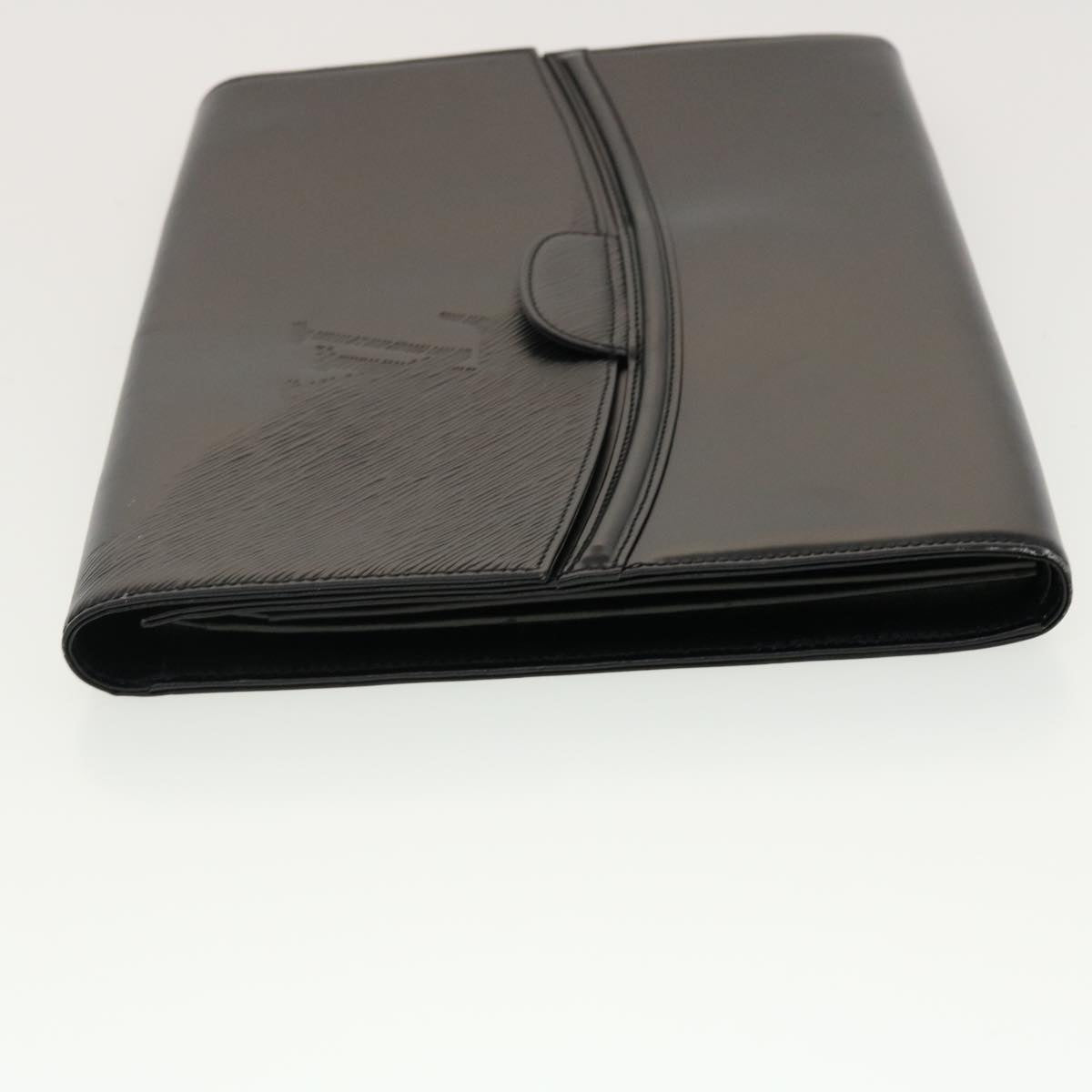 LOUIS VUITTON Opera line Aegean Clutch Bag Leather Black M63962 LV 40428