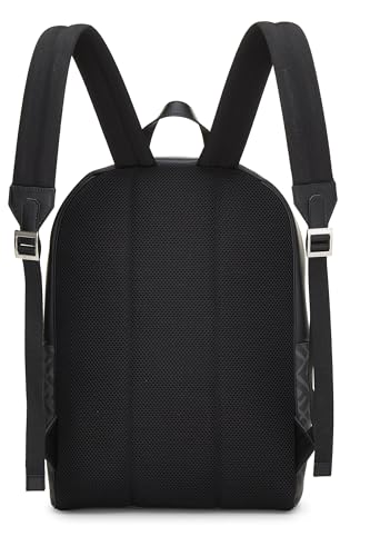 Fendi, Black Zucca Coated Canvas Backpack, Black