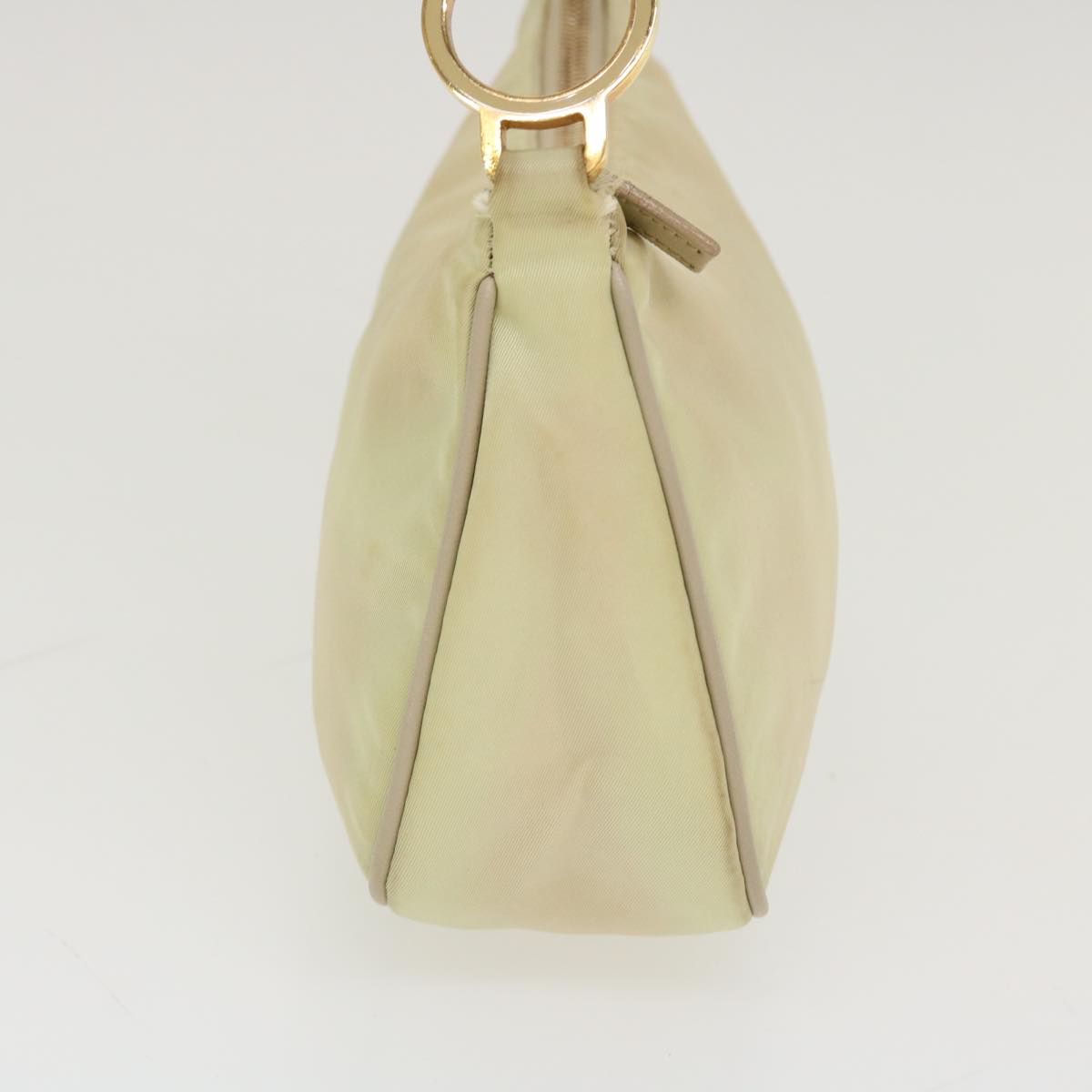 Prada Shoulder Bag Nylon Beige 42096