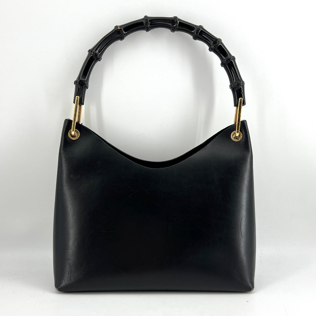 Gucci Bamboo Leather Hobo with Purse