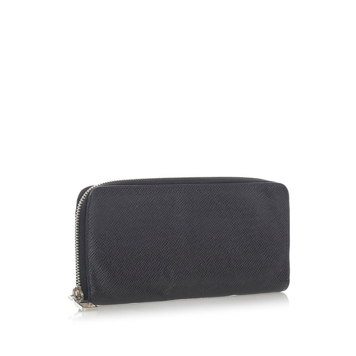 Louis Vuitton Black Leather Zippy Wallet Vertical wallet accessories