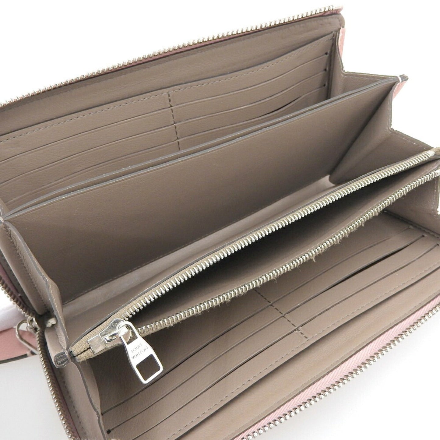 Louis Vuitton Pink Leather Portefeuille comète wallet accessories
