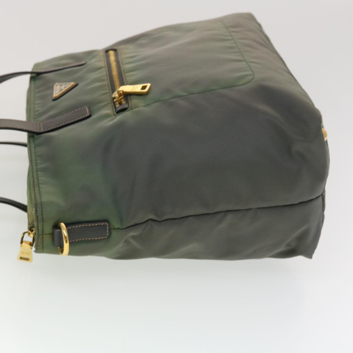 Prada Shoulder Bag Nylon 2way Gray 45195