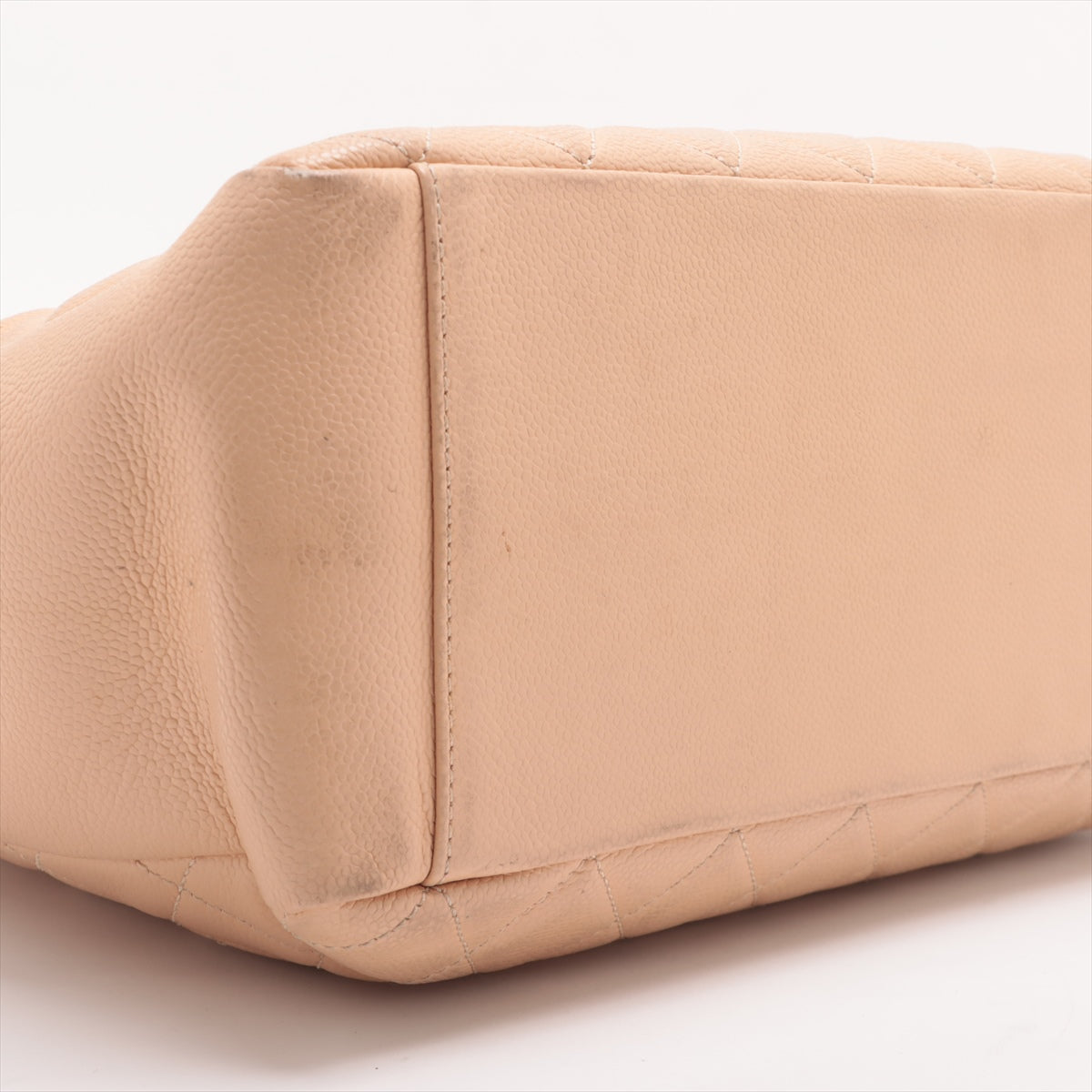 Chanel GST Caviar S Chantrotot Bag Beige G