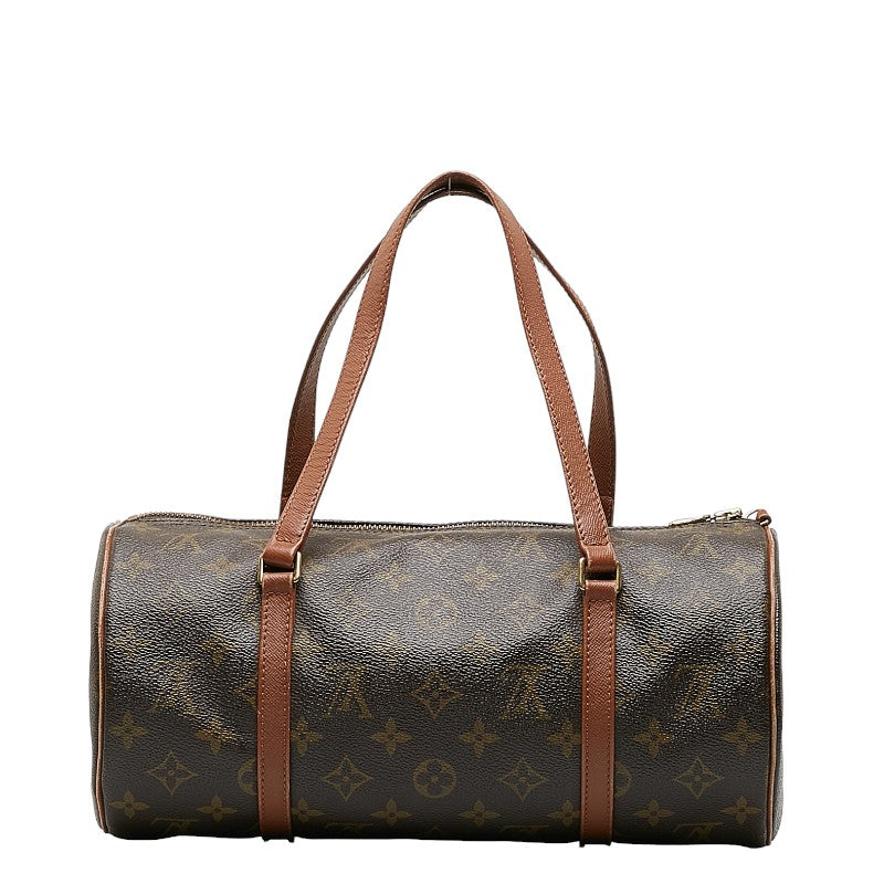 Louis Vuitton Monogram Papillon 30 Shoulder Bag M51365 Brown PVC Leather Louis Vuitton