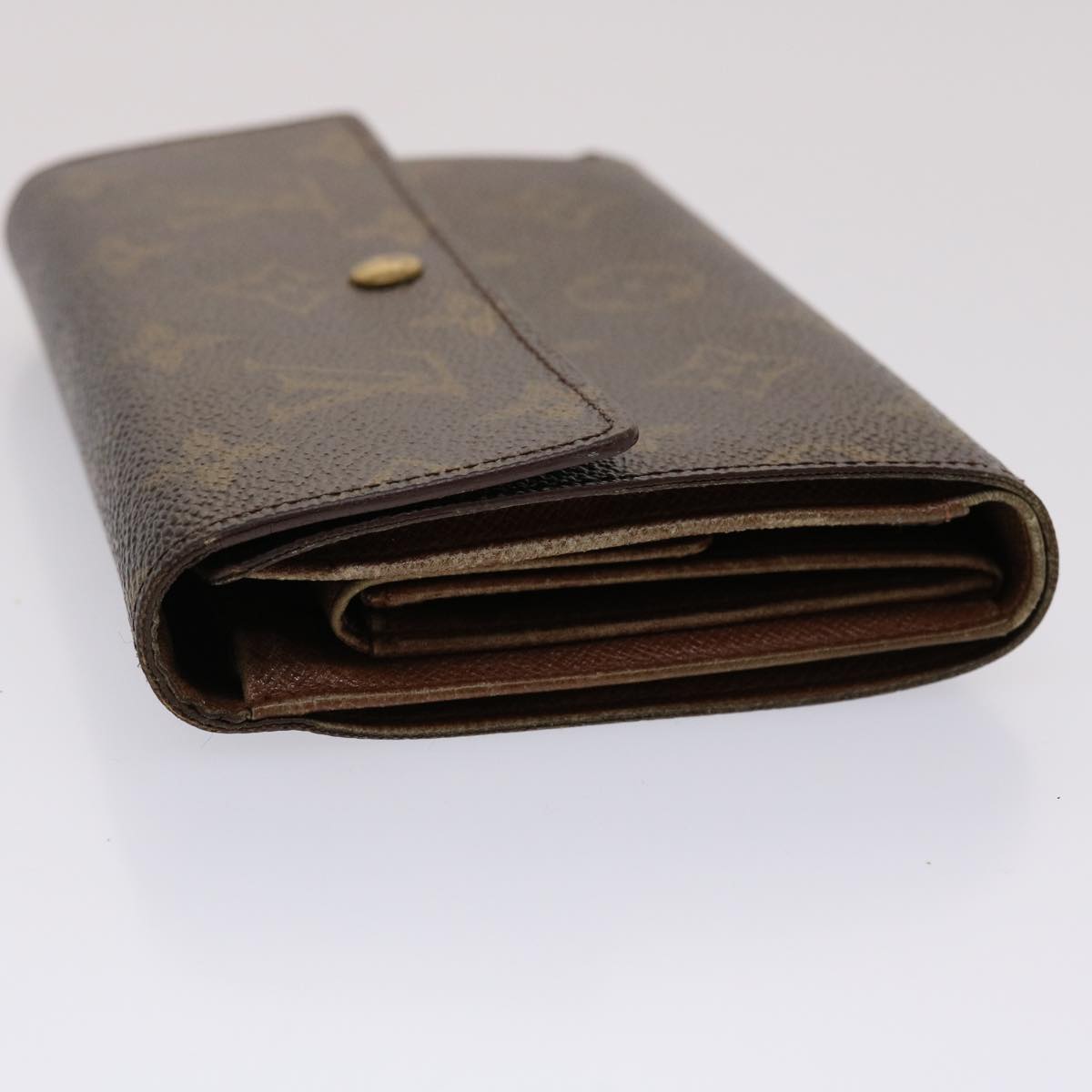 Louis Vuitton Monogram Porte Tresor Etui Papie Wallet M61202 LV Auth 46800