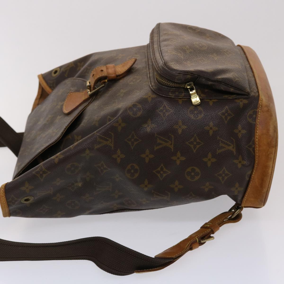 LOUIS VUITTON Monogram Montsouris GM Backpack M51135 LV Auth 47014