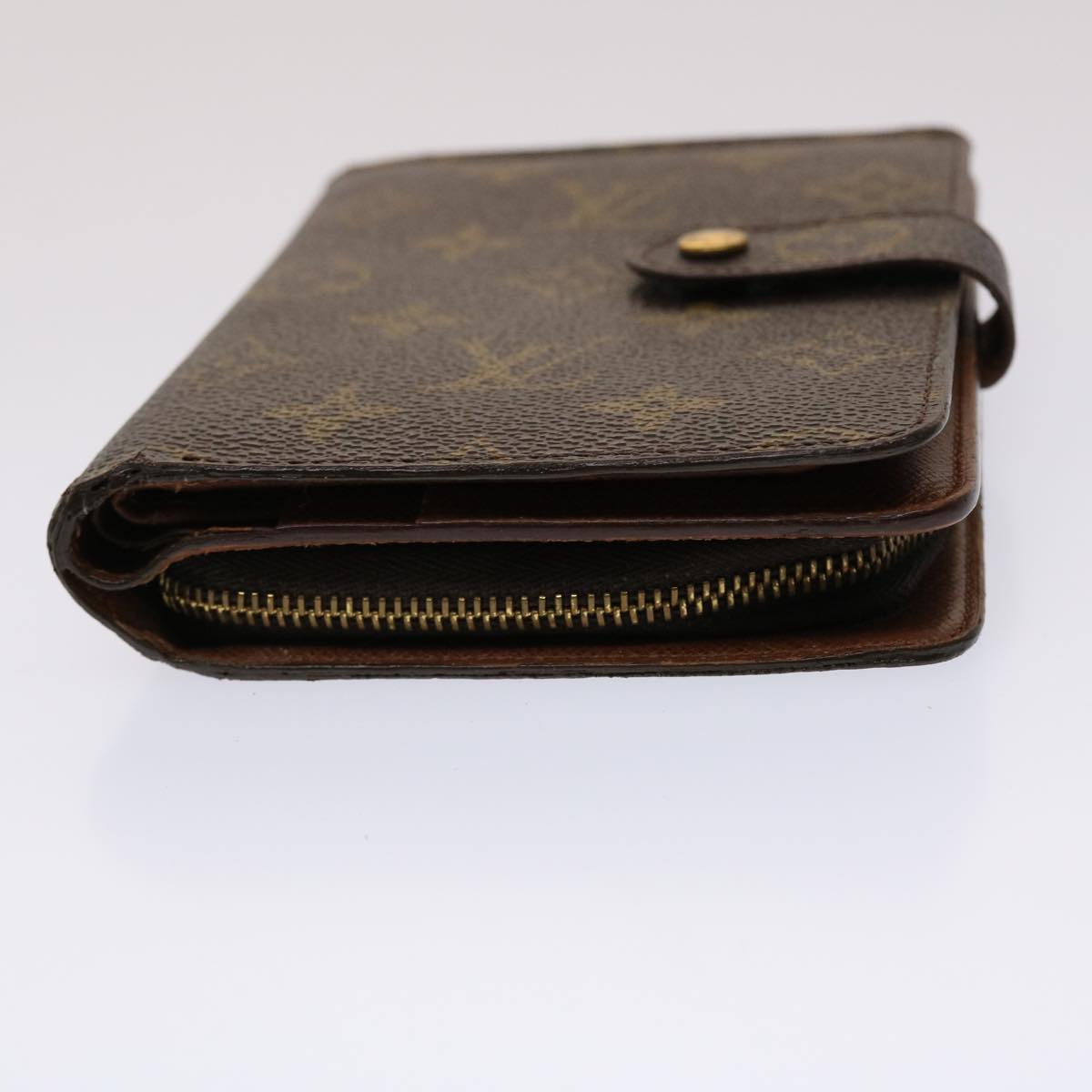 Louis Vuitton Monogram Porte Papier Zip Wallet M61207 LV Auth 47124