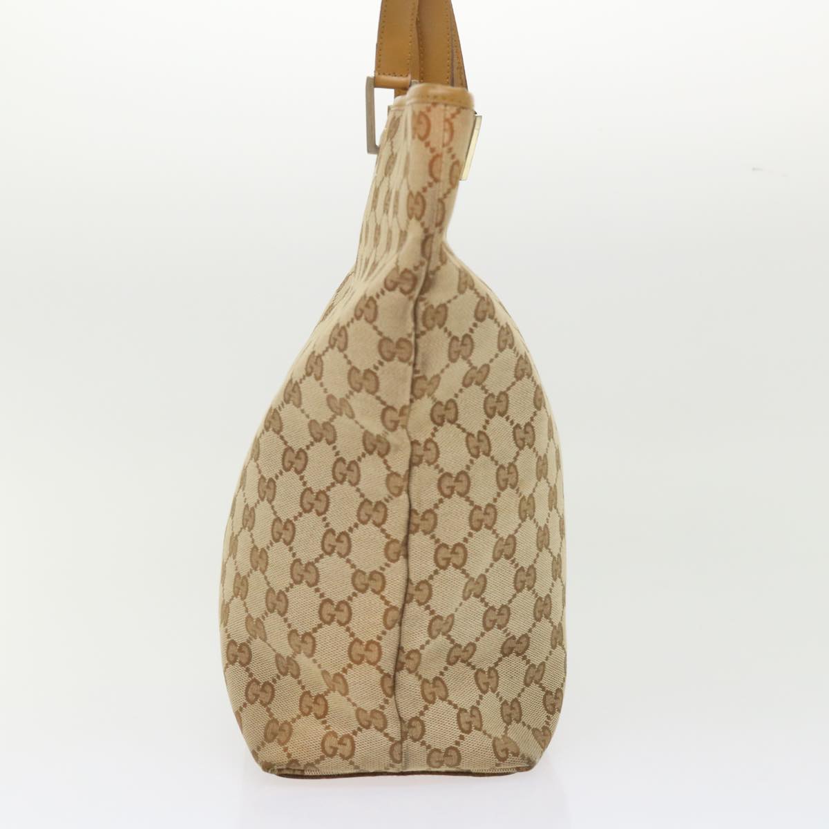 GUCCI GG Canvas Tote Bag Beige 48448