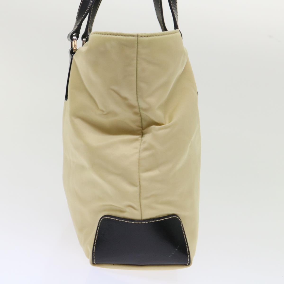 Prada Tote Bag Nylon Cream 48454