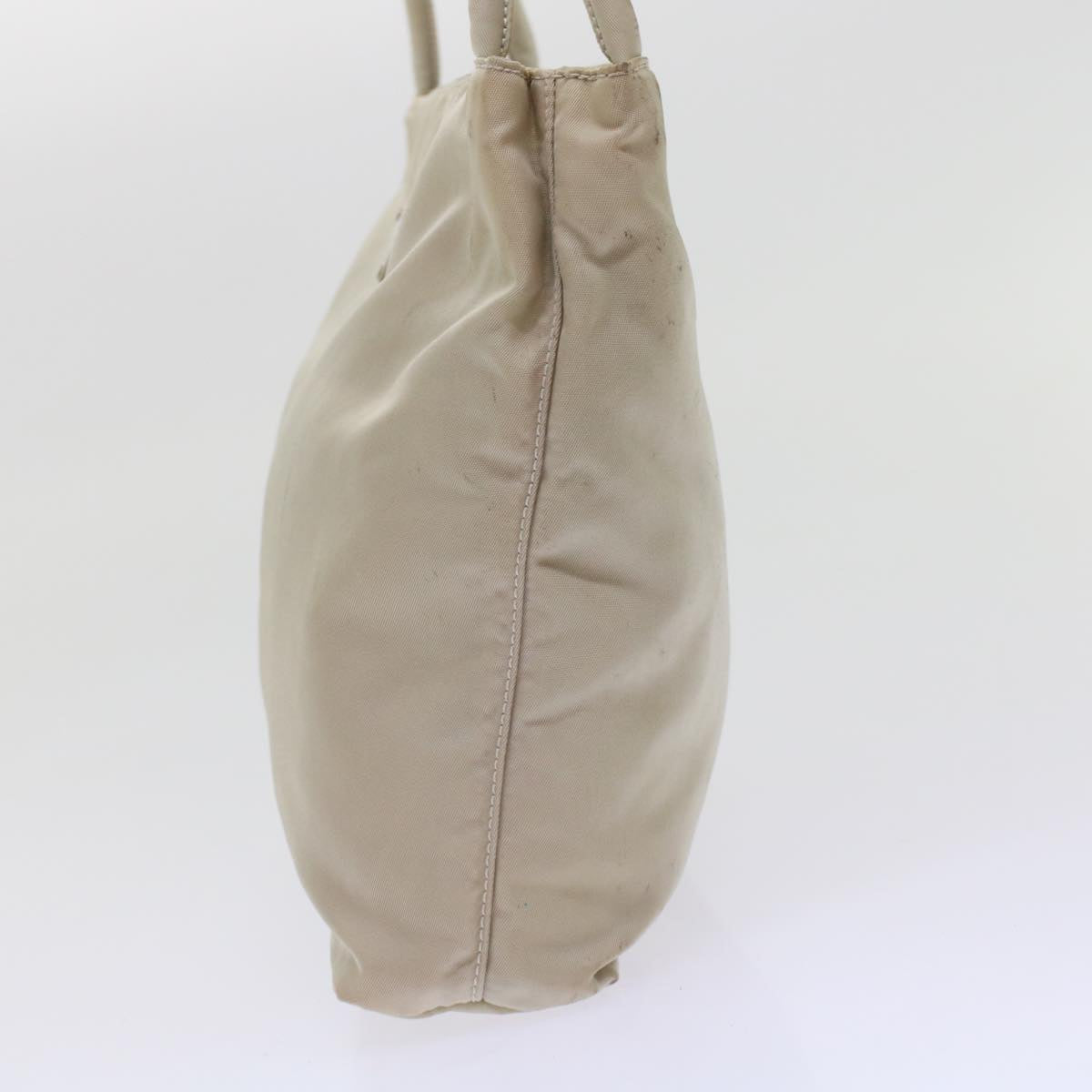 Prada Tote Bag Nylon Ivory 48758