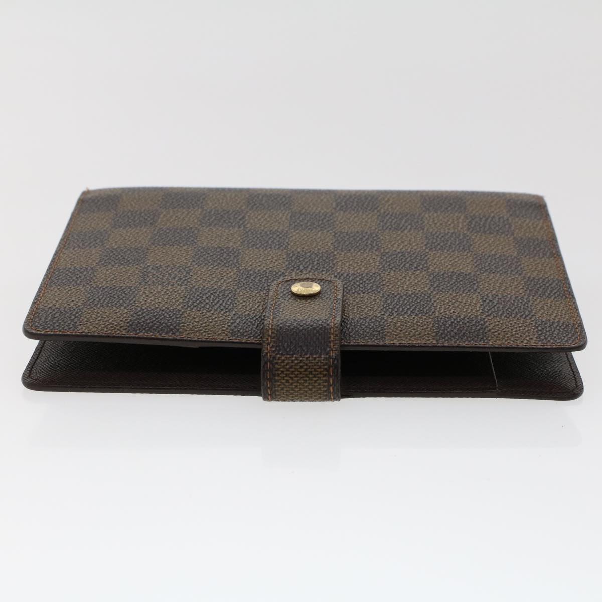 LOUIS VUITTON Damier Ebene Agenda MM Day Planner Cover R20240 LV 48770
