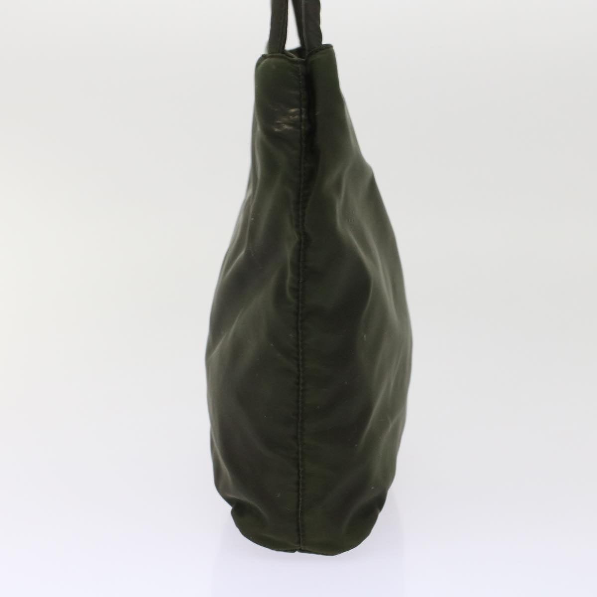 Prada Tote Bag Nylon Green 49024
