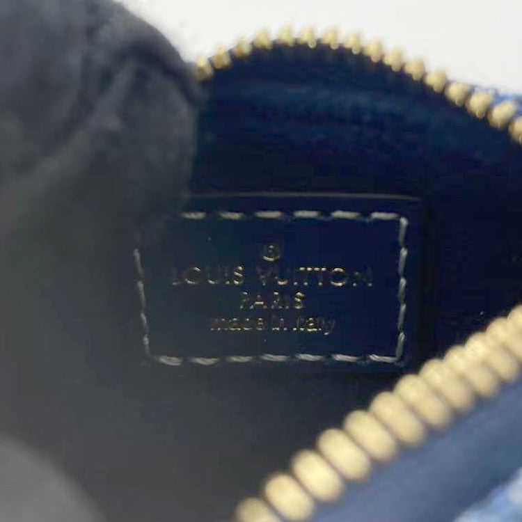 Louis-vuitton Micro Speedy Denim Bag Charm