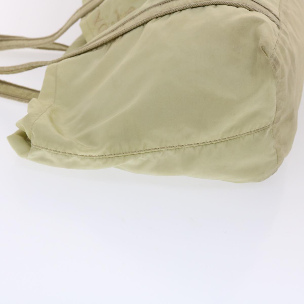 Prada Tote Bag Nylon Cream 49819