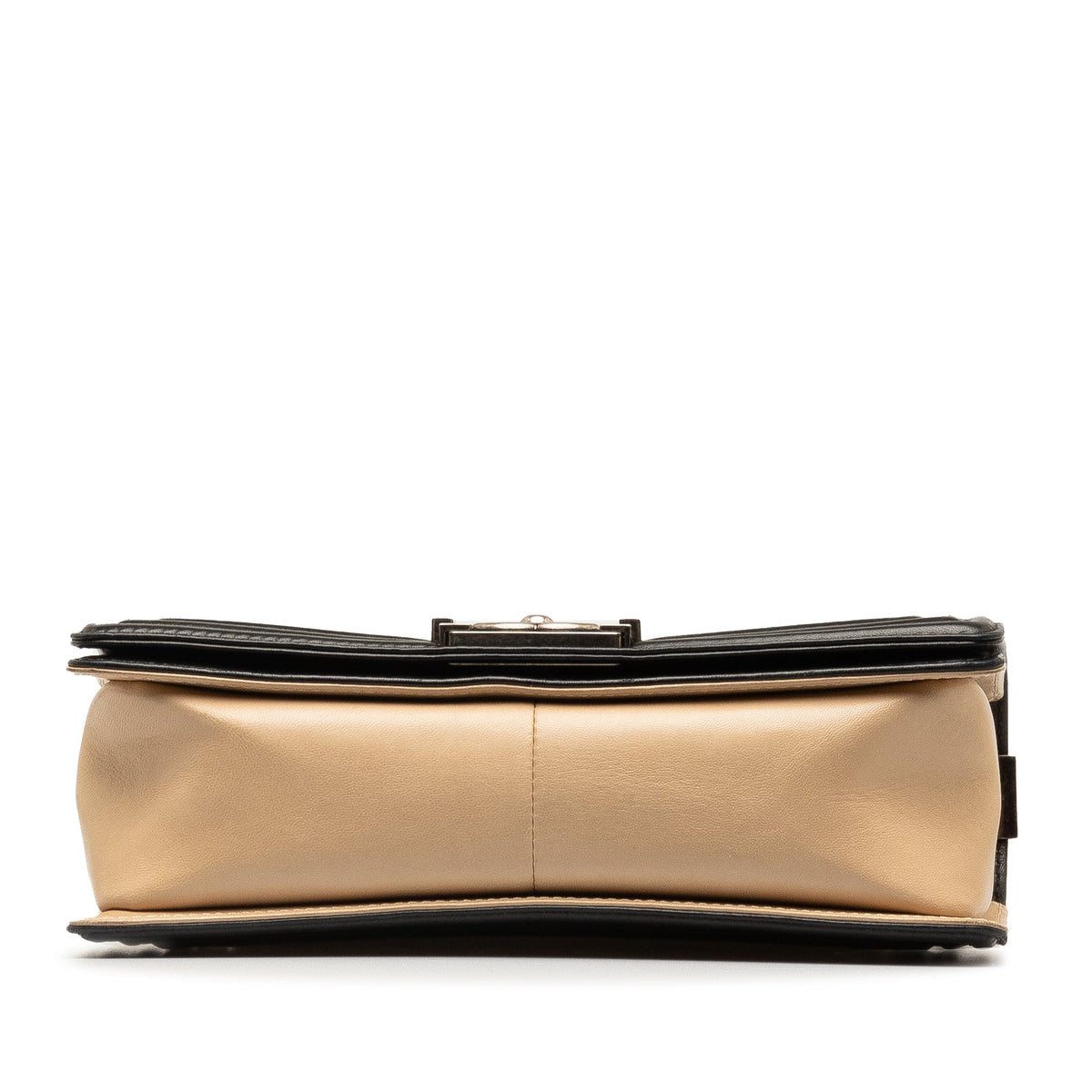 CHANEL Medium Lambskin Boy Bicolor Flap Bag