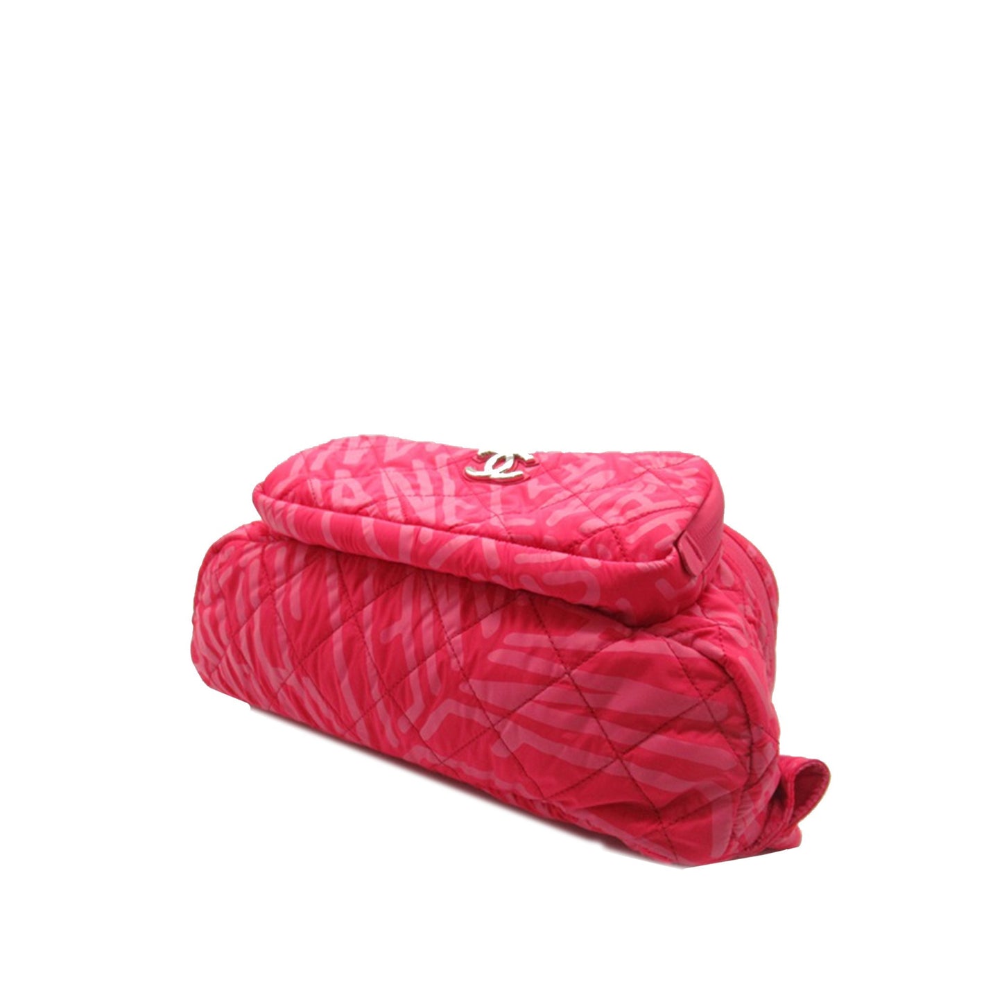 CHANEL Printed Nylon Coco Neige Convertible Backpack