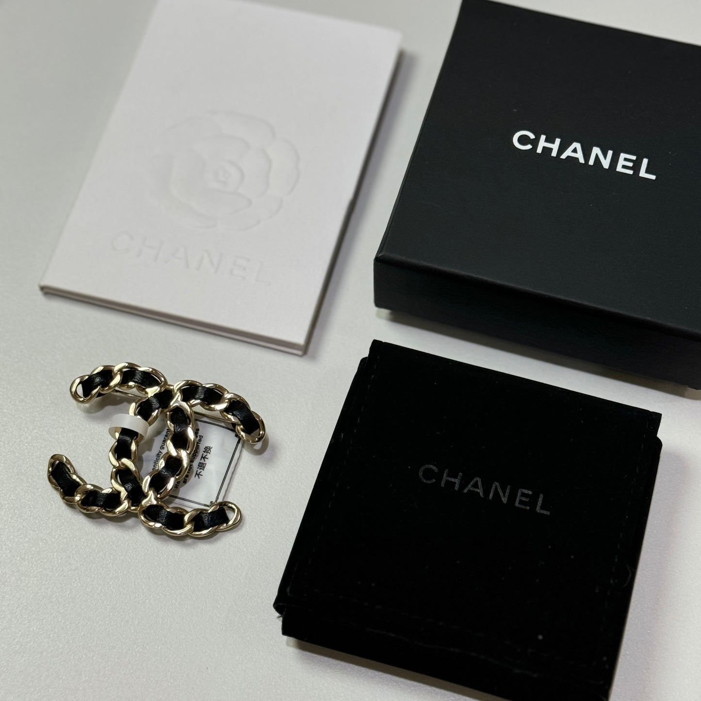 CHANEL CLASSIC DOUBLE C BROOCH (RARE AND DISCONTINUED)