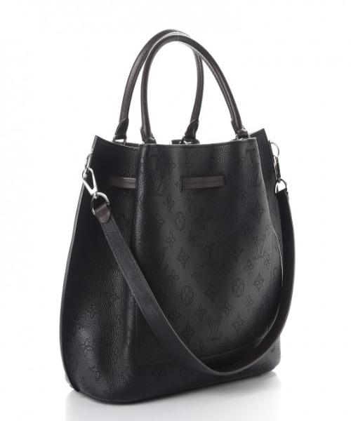 LV Girolata Handbag Mahina Noir