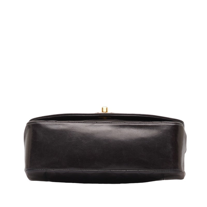Chanel Matrasse Diana 23 Chain Shoulder Bag Black S Leather Chanel
