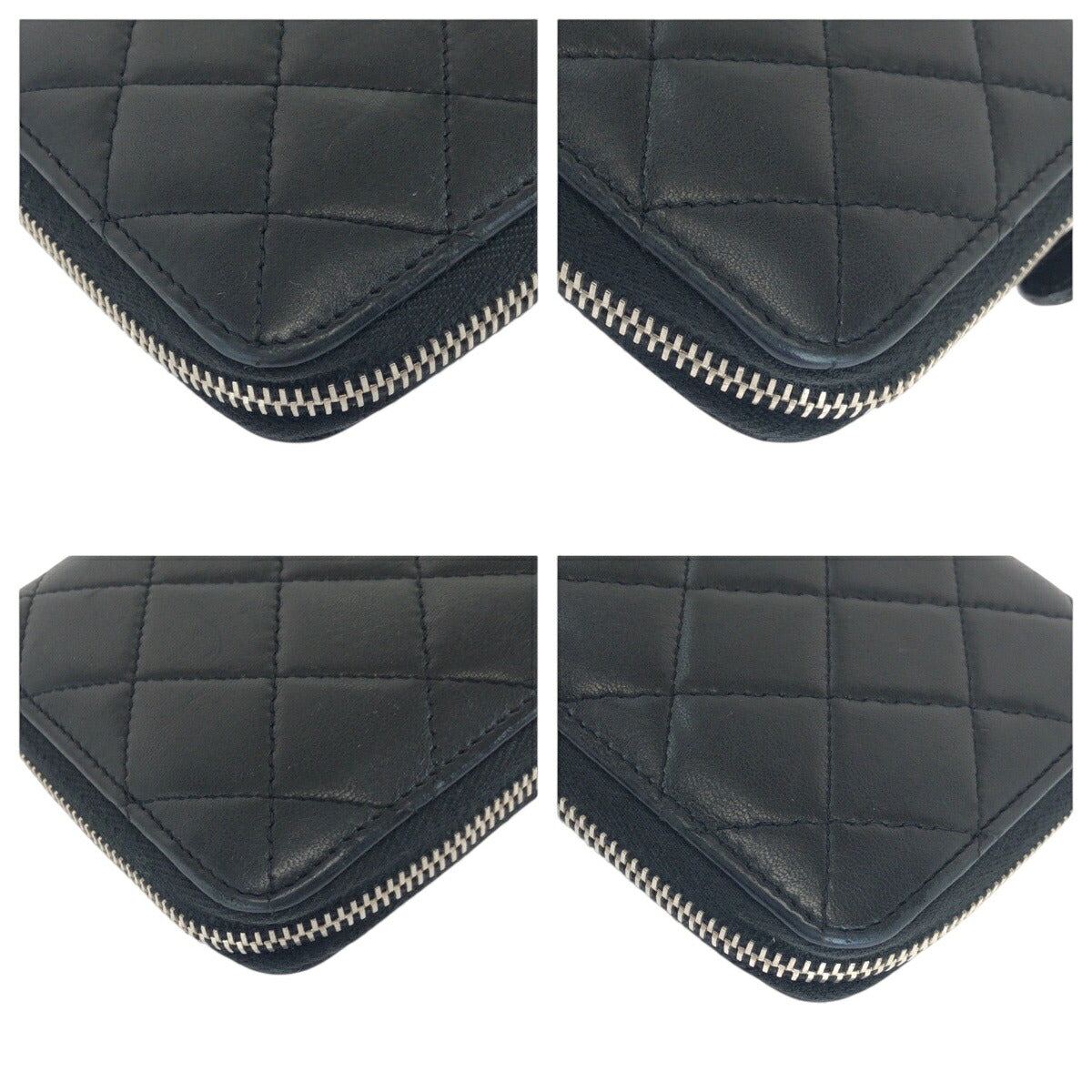 Chanel Coco Mark Matelasse Lambskin Long Wallet