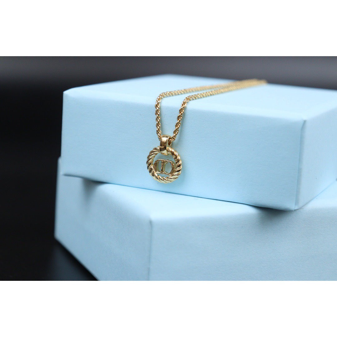 Rank SA | Dior CD Necklace Gold Plated |24030741