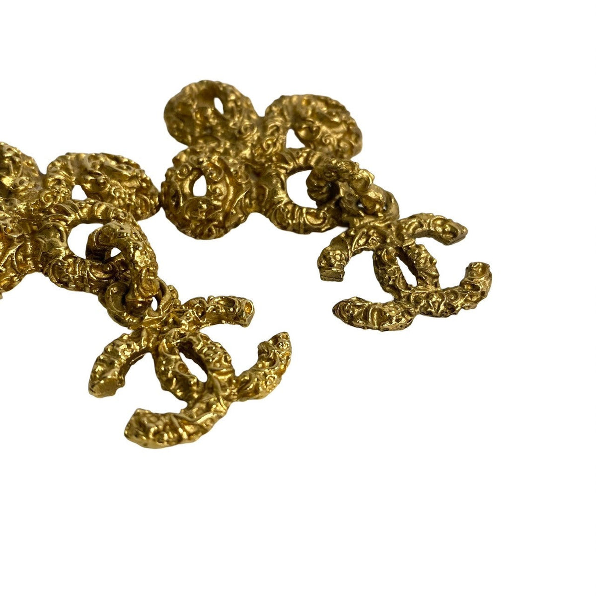 CHANEL Earring Gold Plated gold