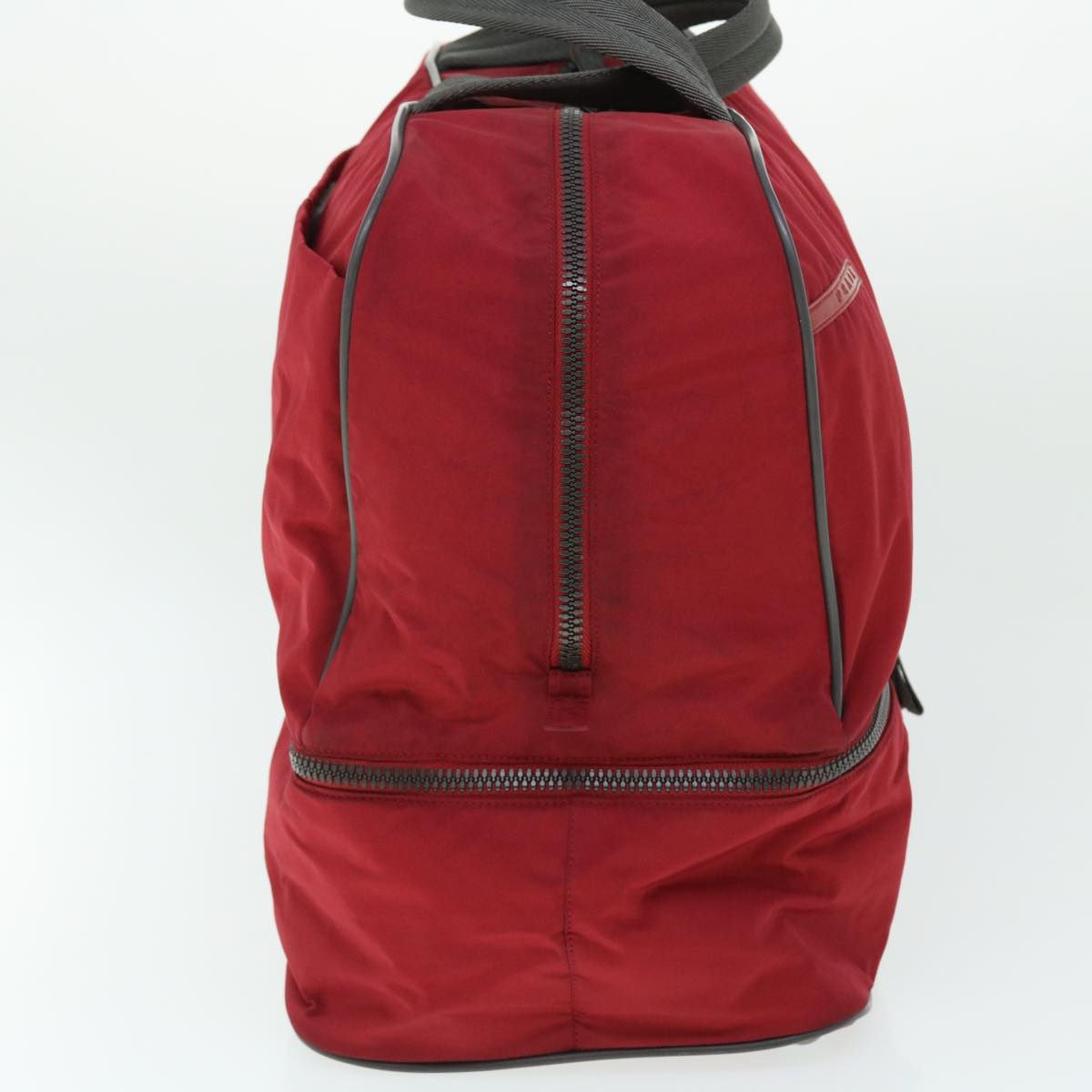 PRADA Sports Hand Bag Nylon Red Auth 51826
