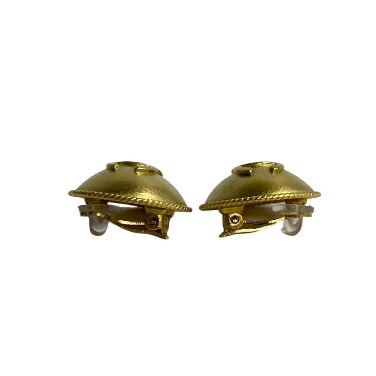 CHANEL Earring Gold Plated gold