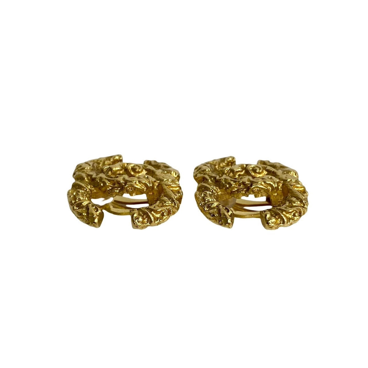 CHANEL Earring Gold Plated gold