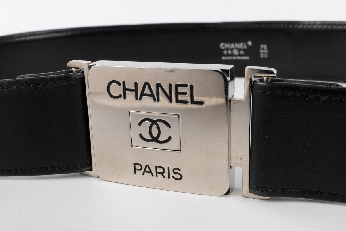 Ceinture en cuir Chanel Automne 1996