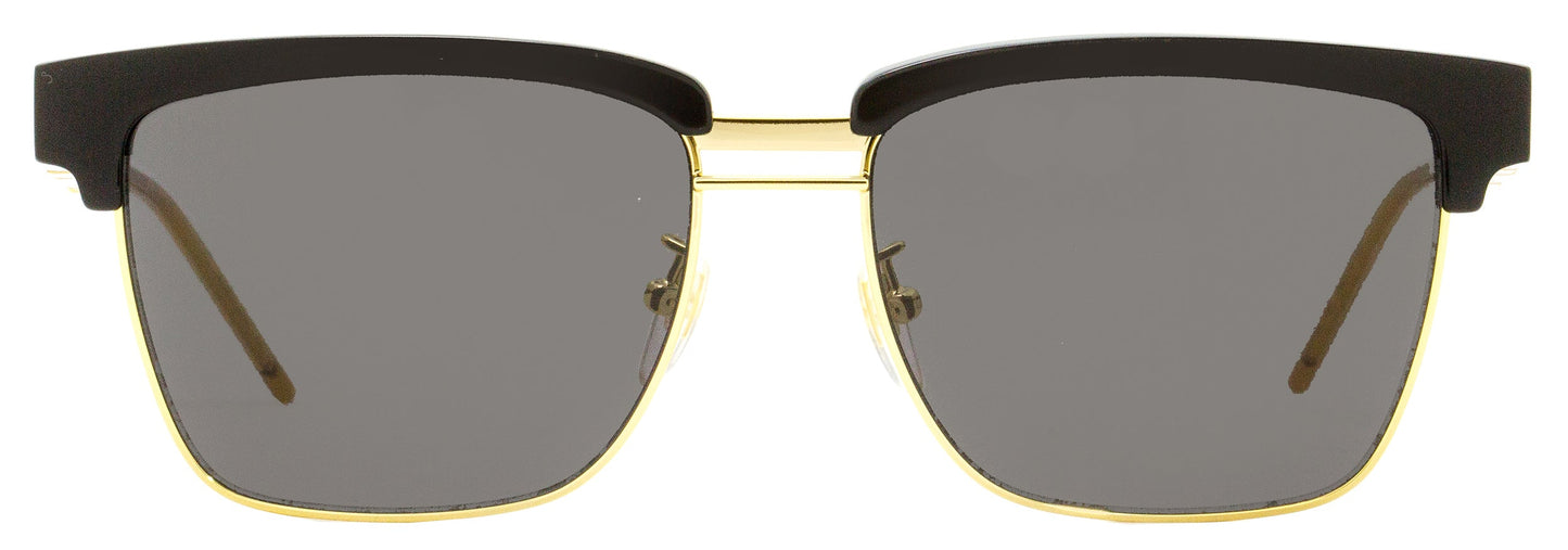 Gucci Men's Square Sunglasses GG0603S 001 Black/Gold 56mm