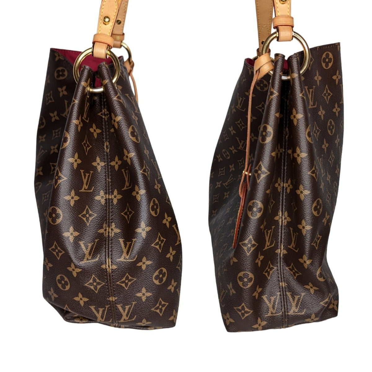 Louis Vuitton Monogram Canvas Graceful MM Hobo Bag