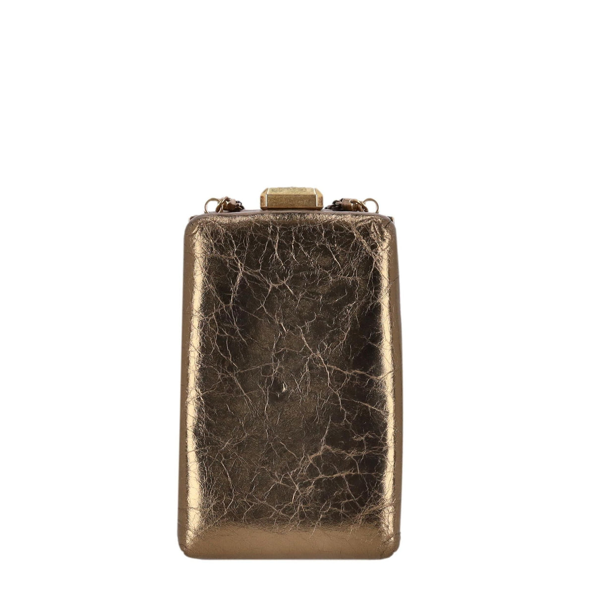 Metallic Gold Crystal Embellished Bag