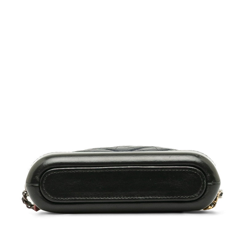Chanel Gabriel Kittening Chain Wallet Mini houlder Bag Navi Leather Chanel