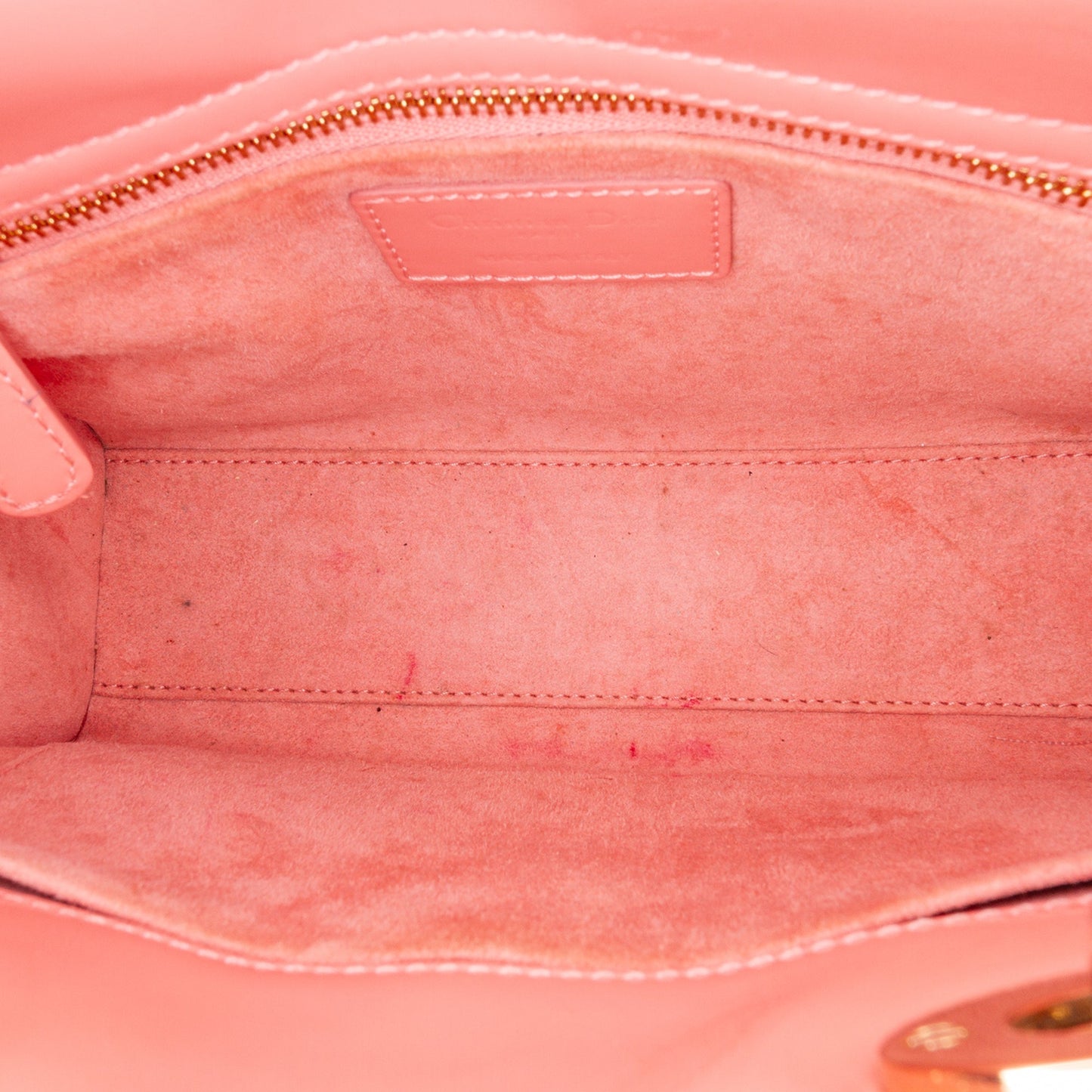 Small Patent Cannage Lady Dior