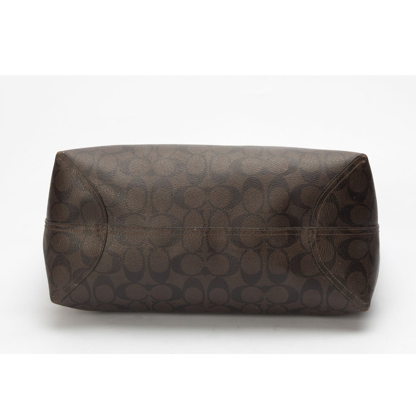 Coach Brown/Black Signature Canvas Reversible City Tote