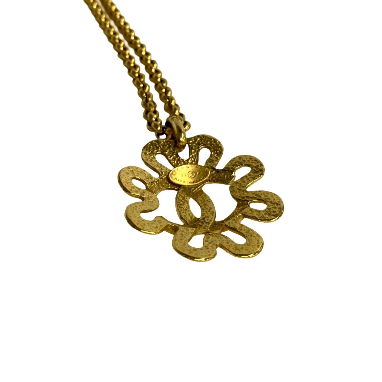 CHANEL Necklace Gold Plated gold
