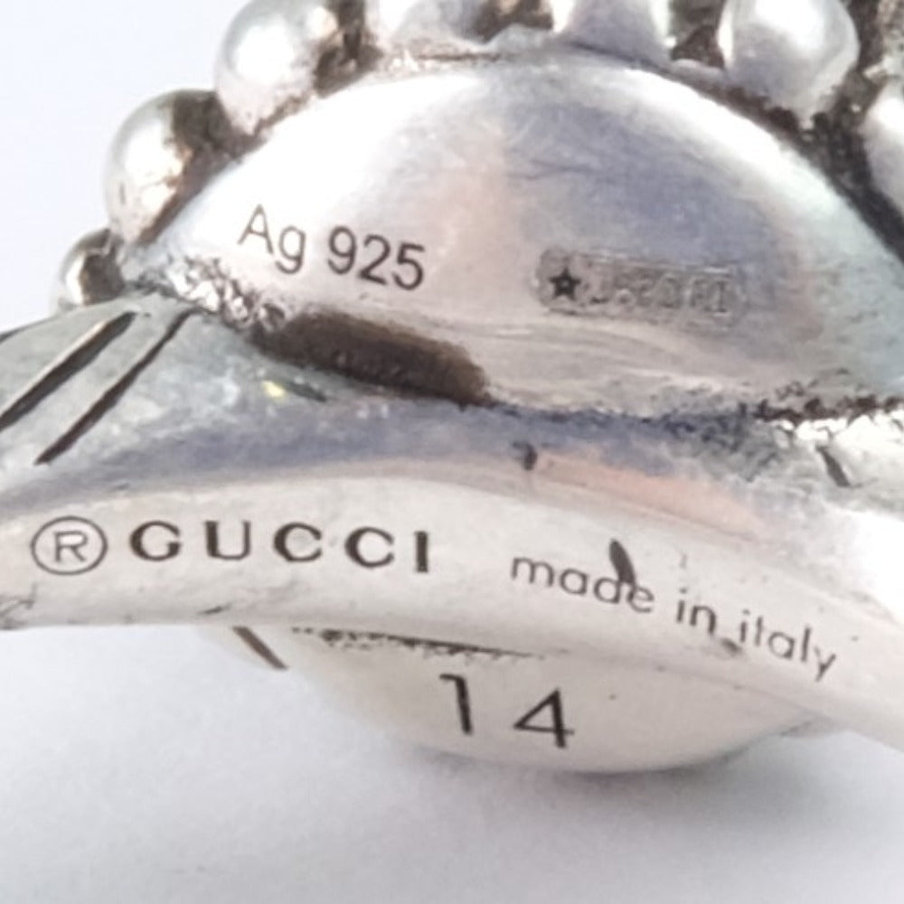 Gucci Silver Silver Ring Jewelry