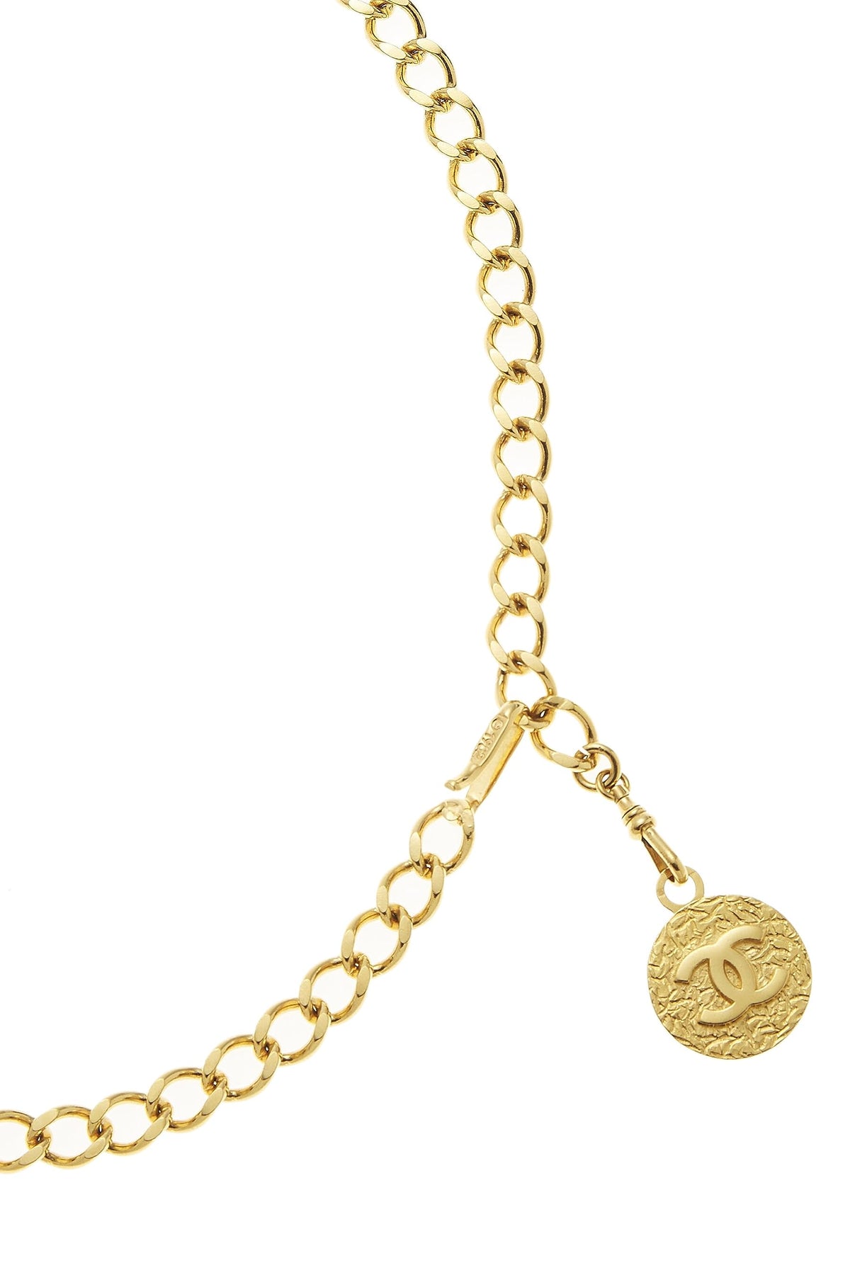 Chanel, Gold 'CC' Chain Belt, Gold