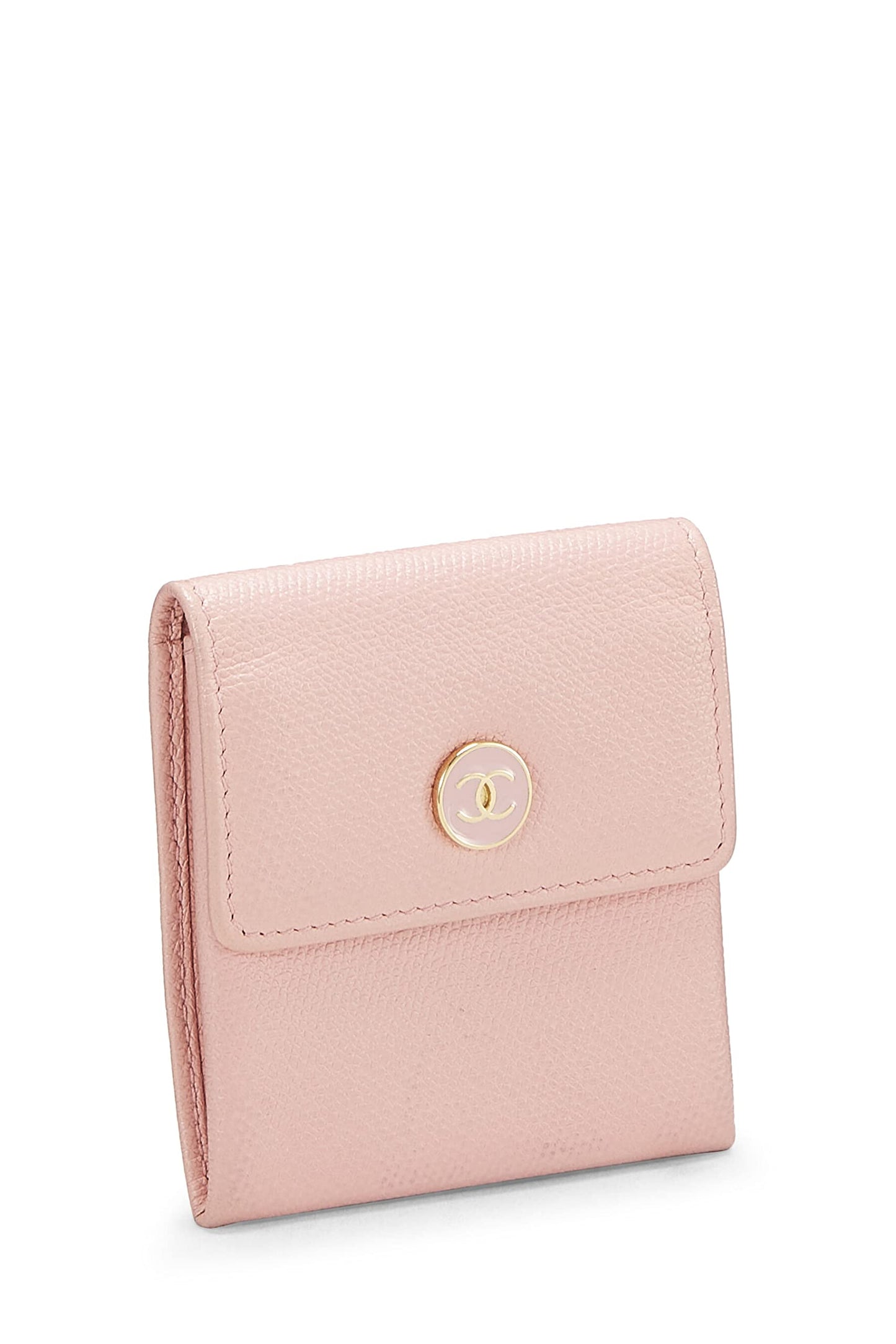 Chanel, Pink Caviar 'CC' Coin Purse, Pink