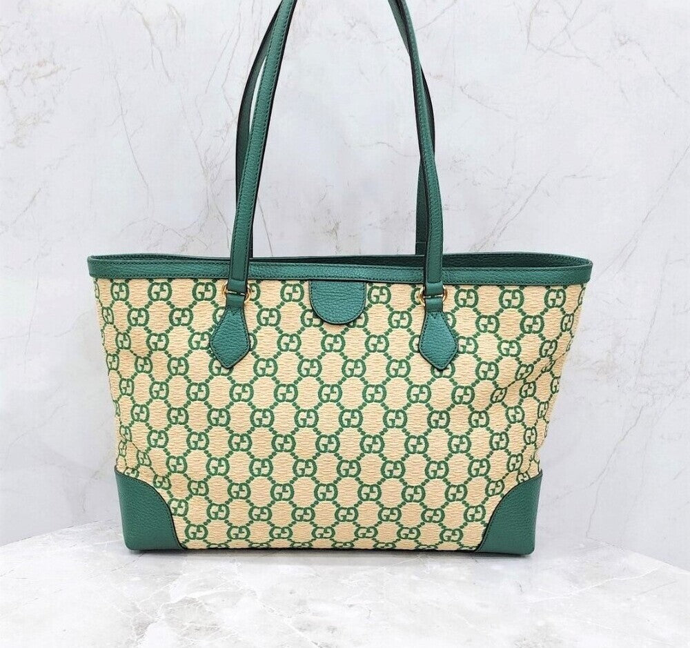 Gucci Ophidia Rafia Medium Tote Shoulder Bag 631685 142809810
