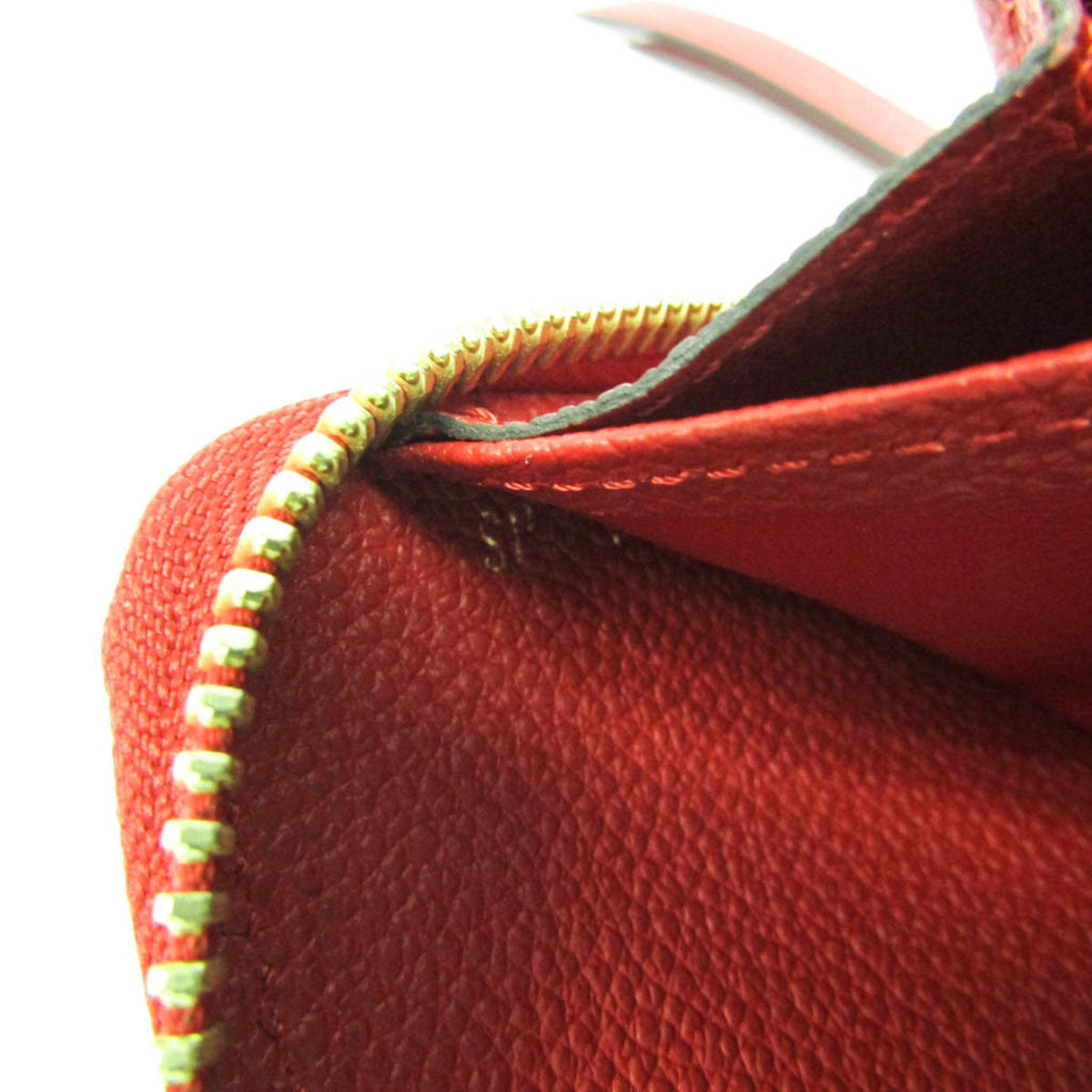 Louis Vuitton Red Canvas Zippy wallet wallet accessories