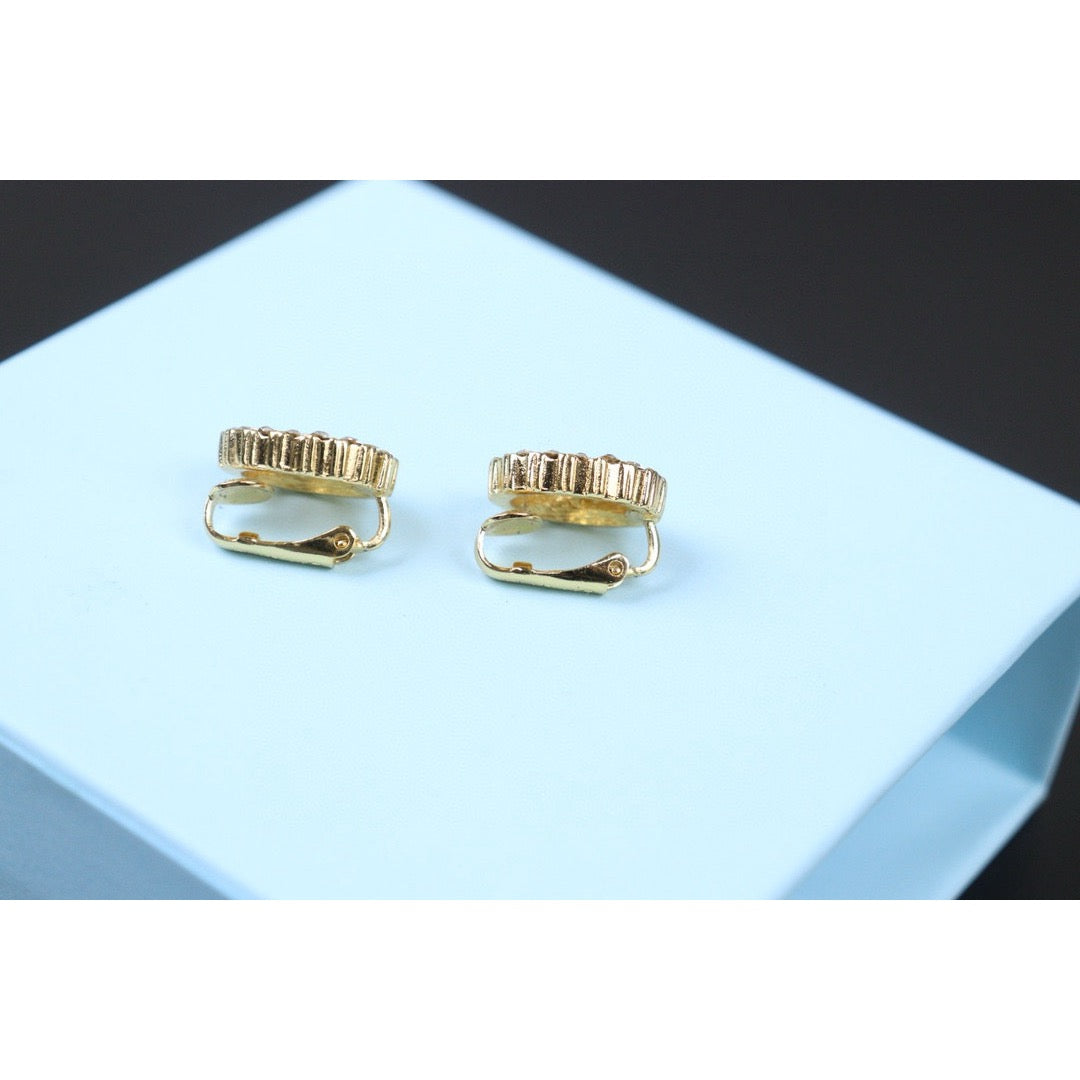 Very Good ( Rank A)| Dior CD Earring Gold Plated|24072508
