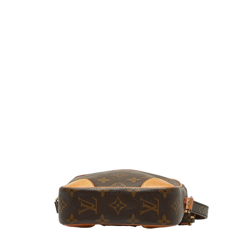Louis Vuitton Monogram Danube Slipper Shoulder Bag M45266 Brown PVC Leather Louis Vuitton