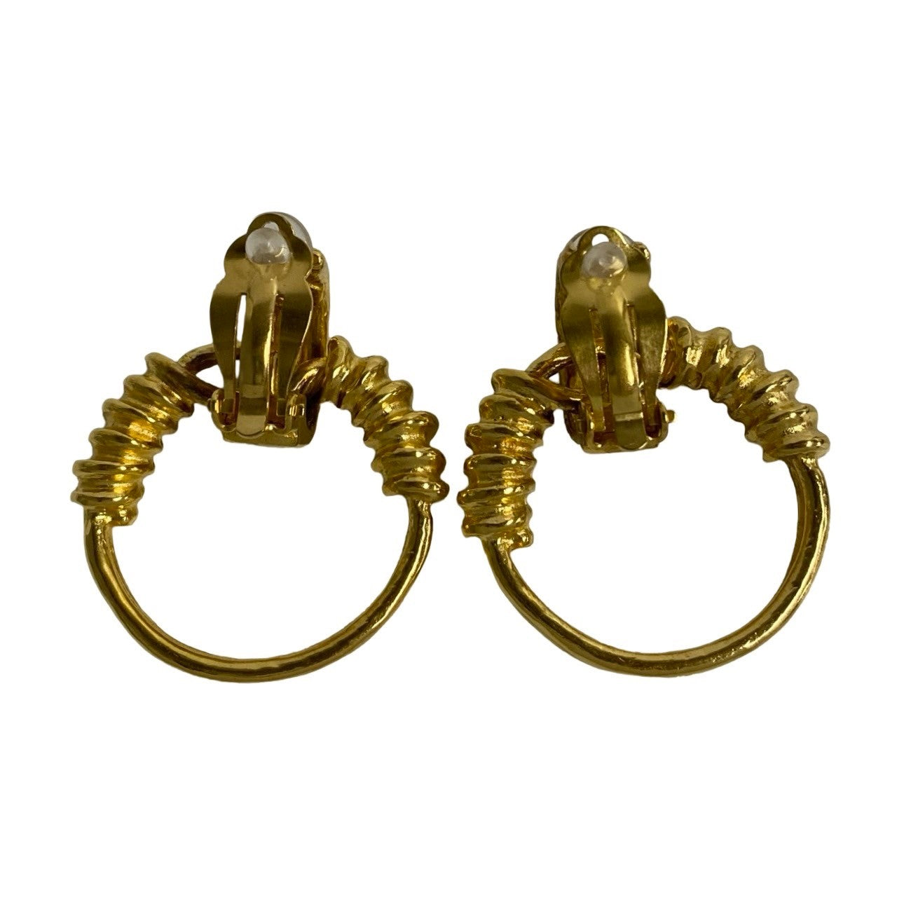 CHANEL Earring Gold Plated gold