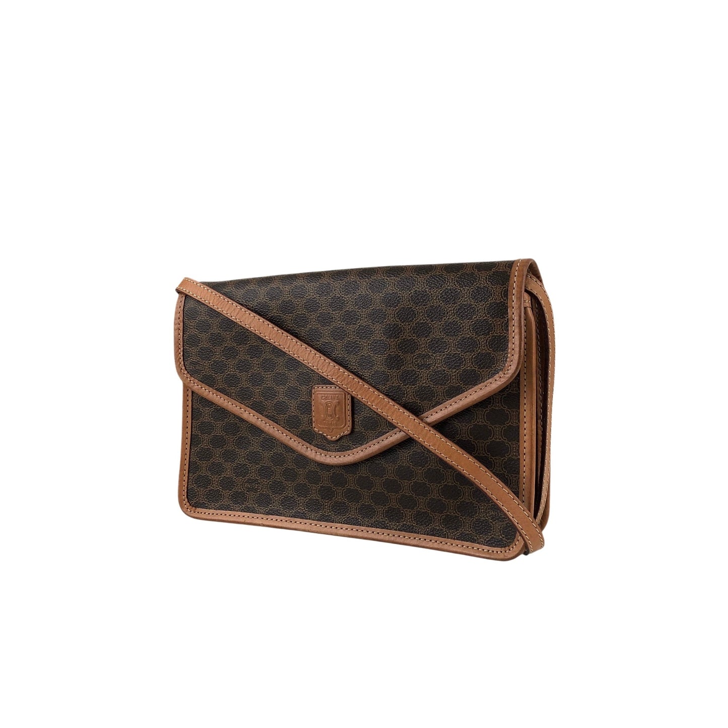 CELINE Shoulder bag Brown Vintage tfmjuy